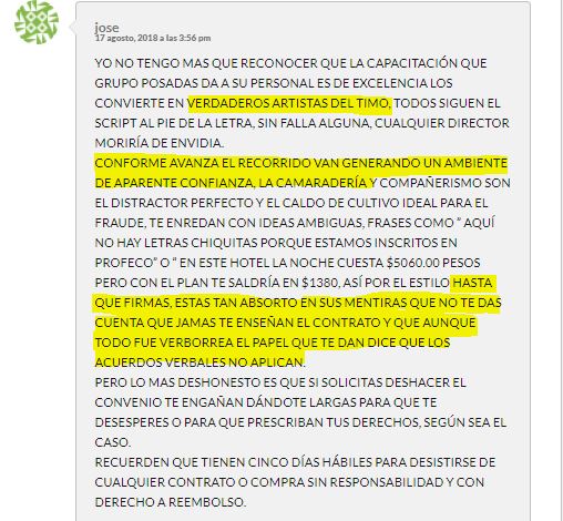 acuerdos verbales no aplican tiempo compartido