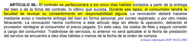 5 dias cancelar tiempo compartido