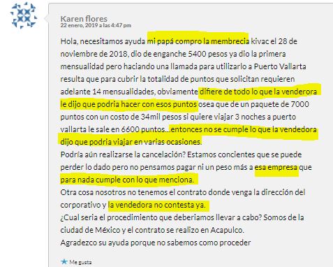 no contesta vendedor de tiempo compartido