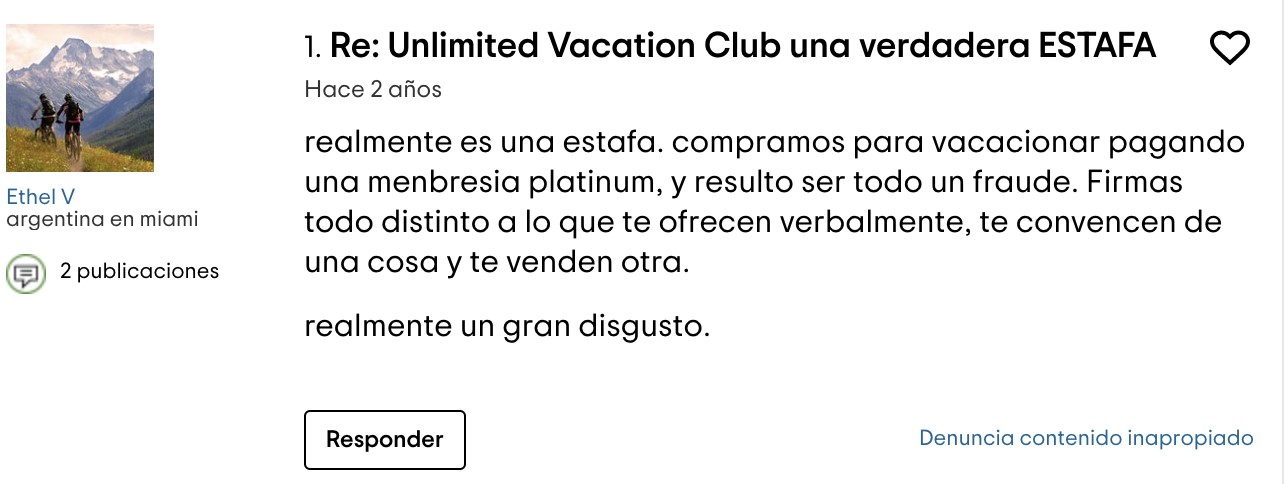 unlimited vacation club